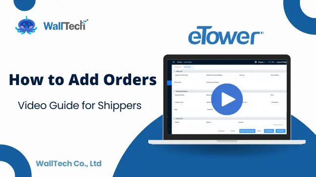 eTowerB2C - How to Add Orders